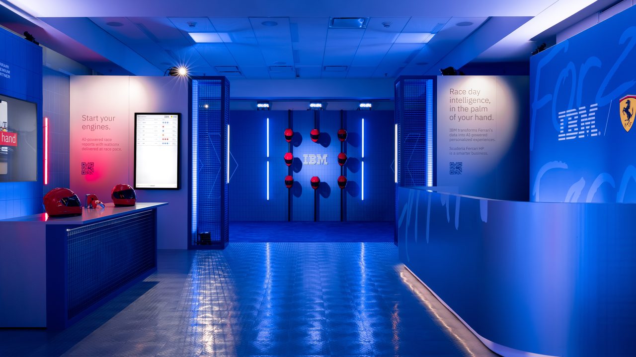 IBM's SXSW race booth signals live AI commentary as an activation primitive